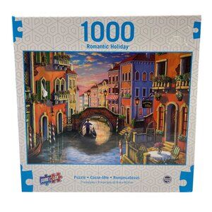 Romantic Holiday Italy River Jigsaw Puzzle By Sure-Lox ‎ 27"x19" 1000-Piece